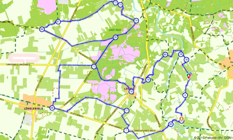 Route in Overijssel
