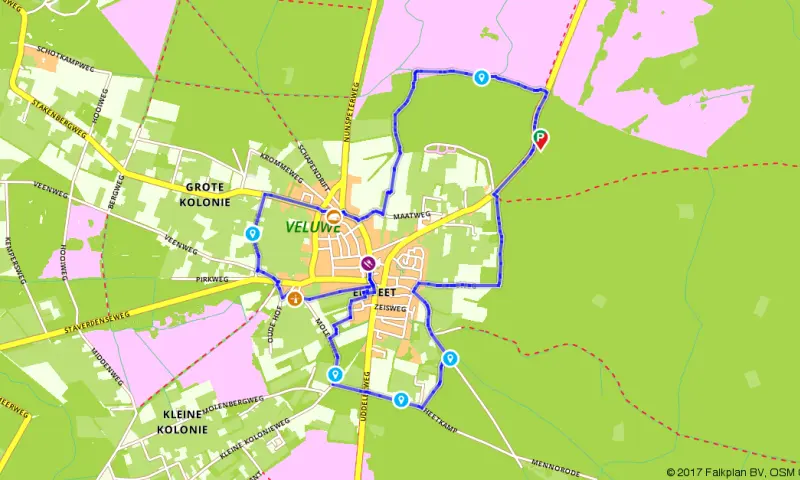 Route in Gelderland