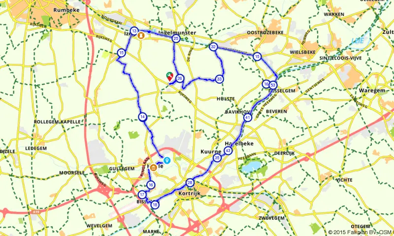 Route in het buitenland