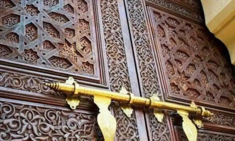 Marokko deur met goud