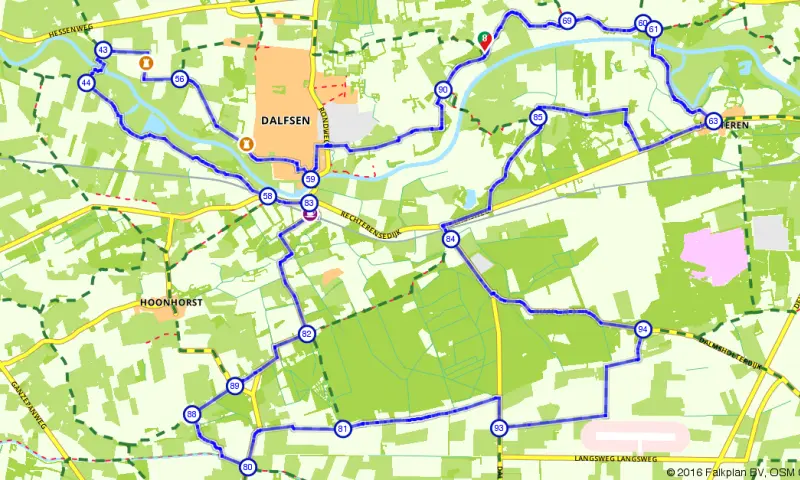 Route in Overijssel