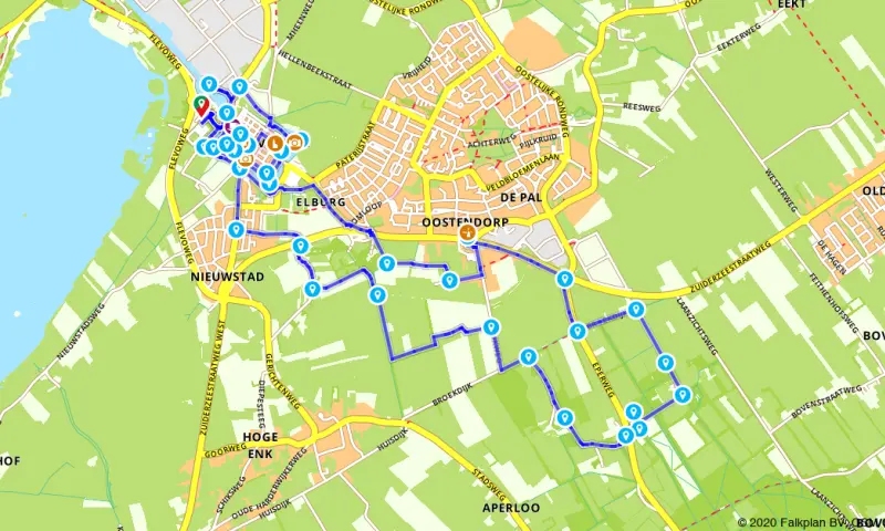 Route in Gelderland