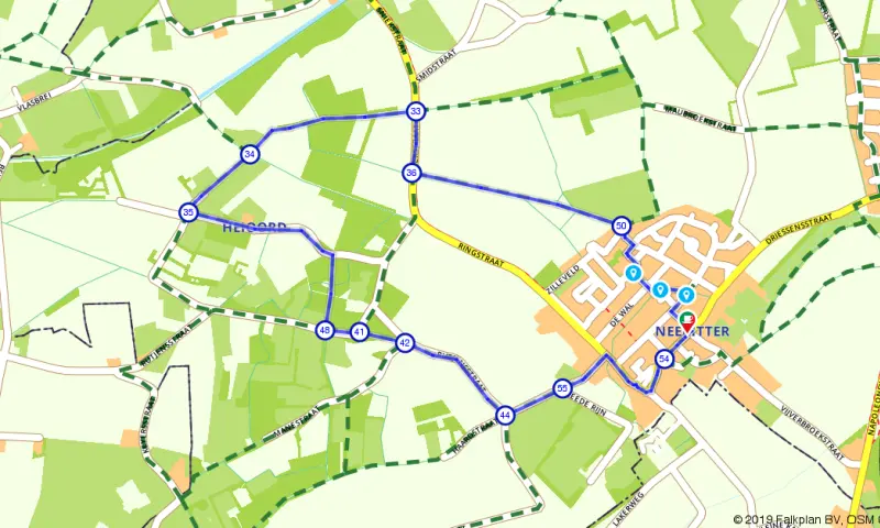 Route in Limburg