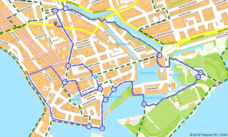 Route in Noor-Holland