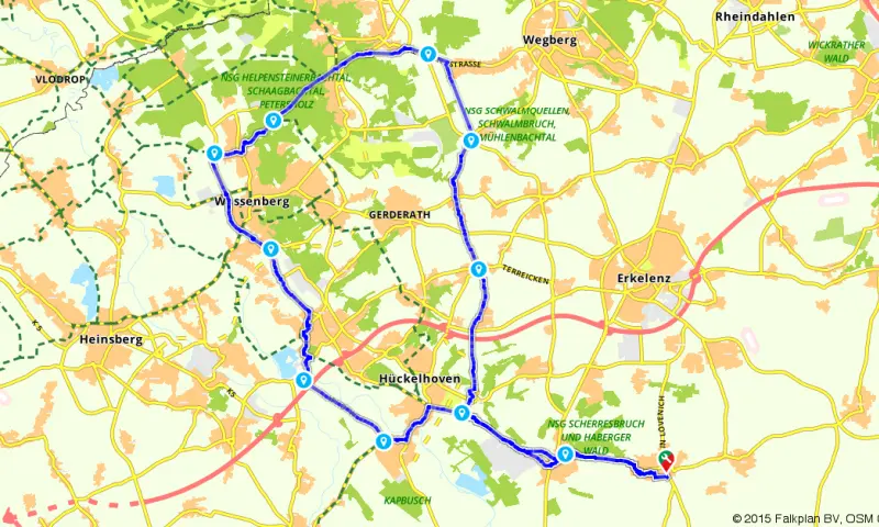 Route in het buitenland