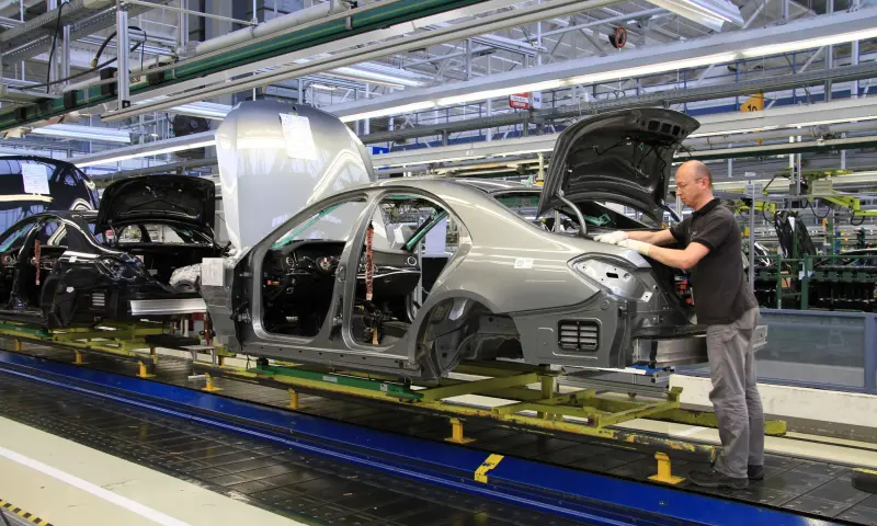 Autofabriek Mercedes