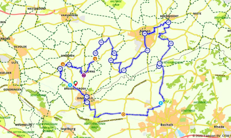 Route in Gelderland