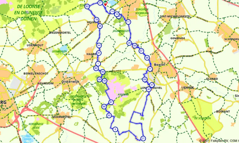 Route Noord-Brabant