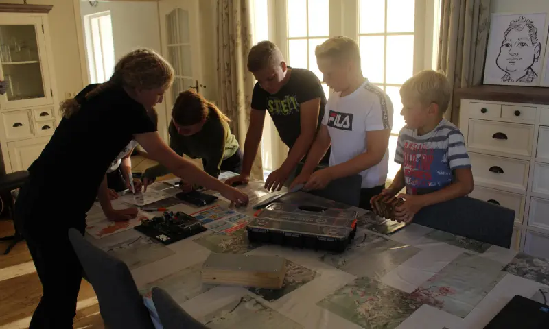 kinderen spelen vlucht523