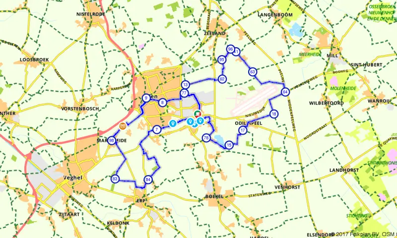 Route Noord-Brabant