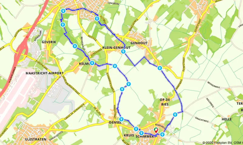 Route in Limburg