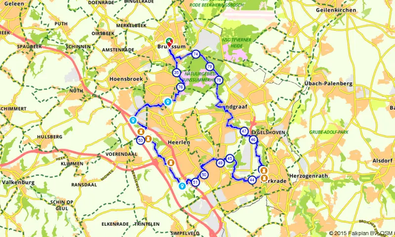 Route in Limburg