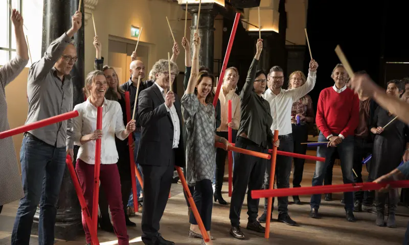 Blije Deelnemers Energizer Percussie Workshop