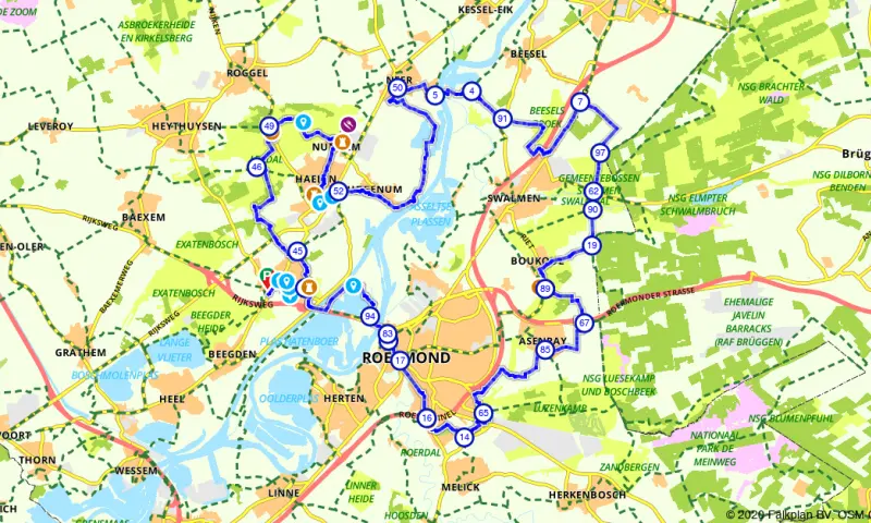 Route in Limburg