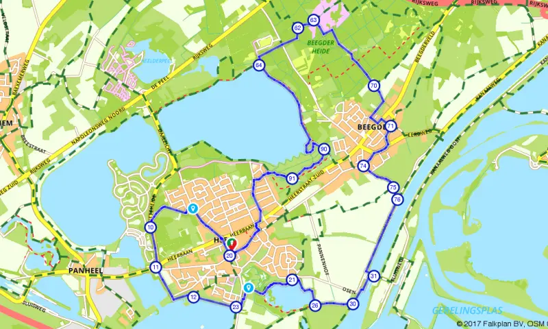 Route in Limburg