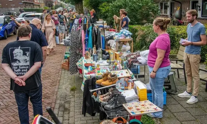 spullen op de kleedje