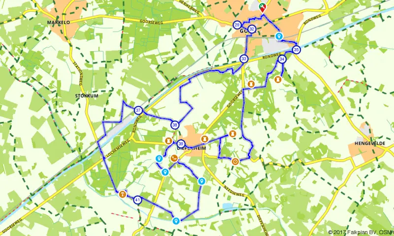 Route in Overijssel