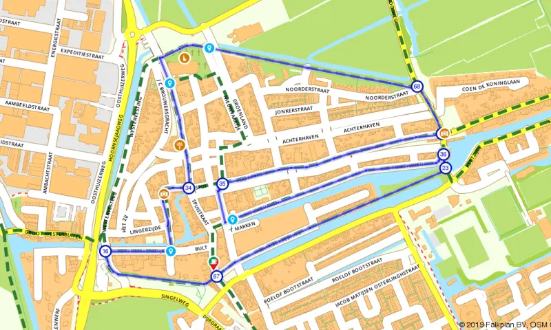 Route in Noor-Holland