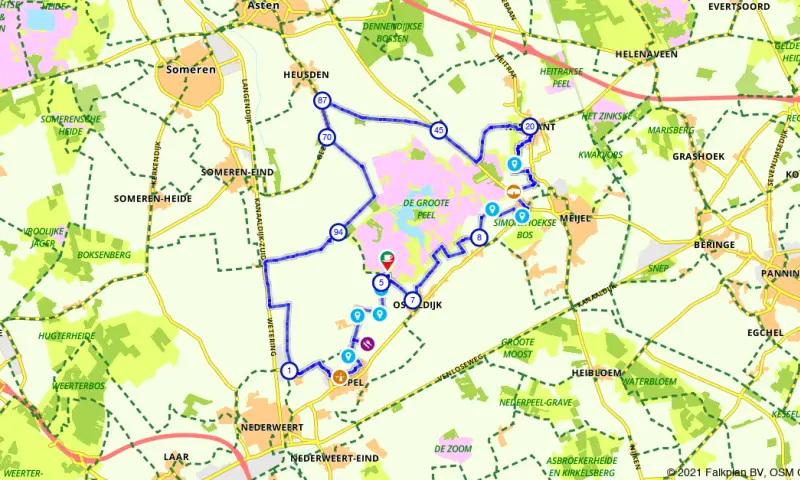 Route in Limburg