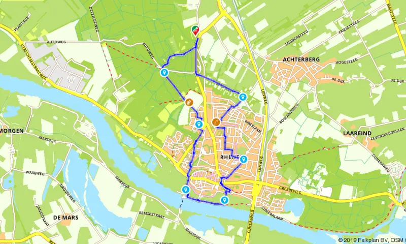 Route in Utrecht
