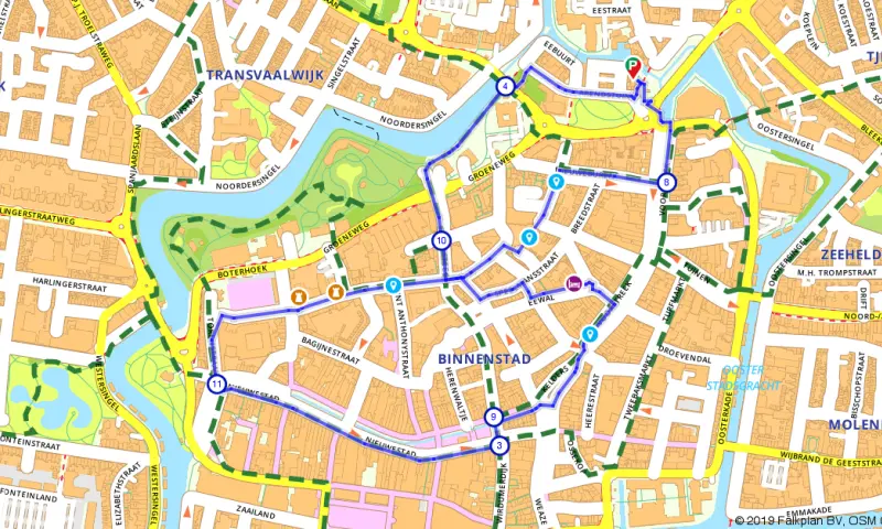 Route in Friesland