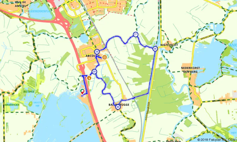 Route in Utrecht
