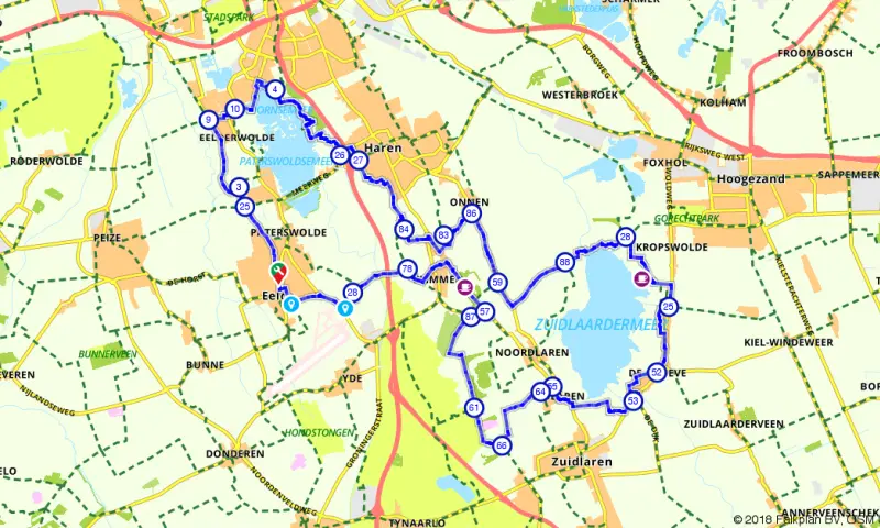 Route in Drenthe