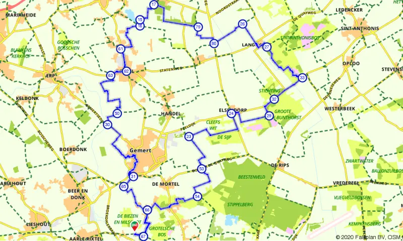 Route Noord-Brabant