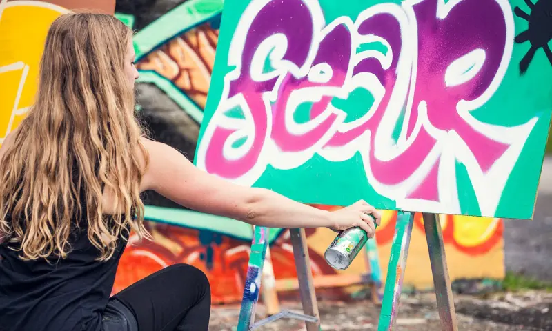 Cursus graffiti spuiten