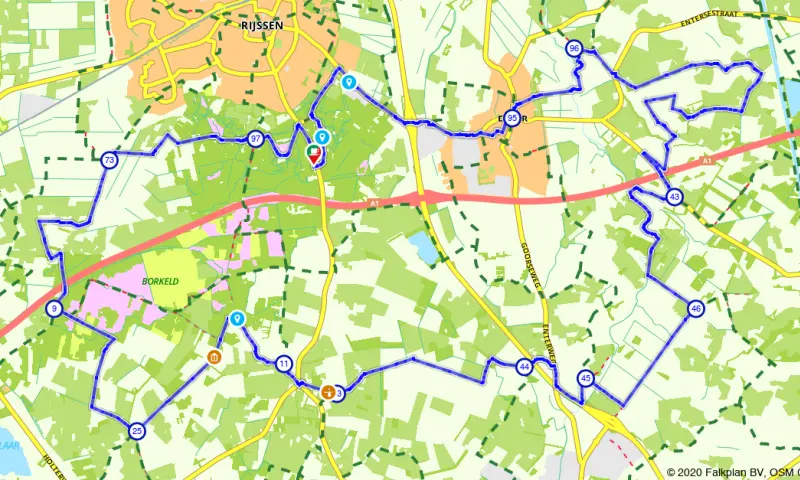Route in Overijssel