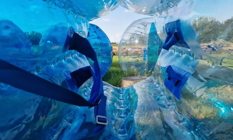POV vanuit de bumperbal