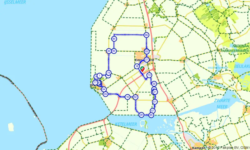 NOP fietsroute