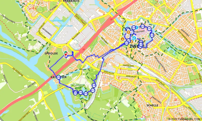 Route in Overijssel
