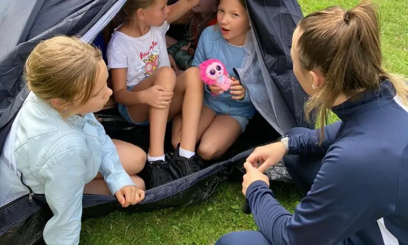 kinderen tent