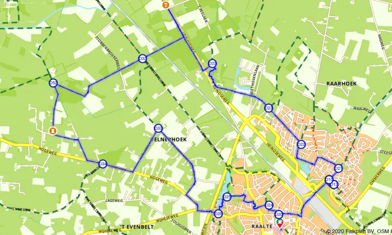 Route in Overijssel