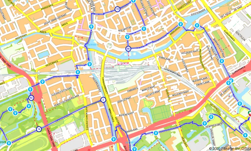 Route Groningen