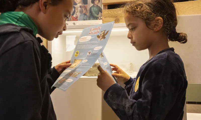 Kleine bezoekers museum