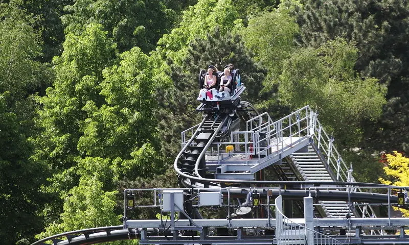 Achtbaan in Bobbejaanland