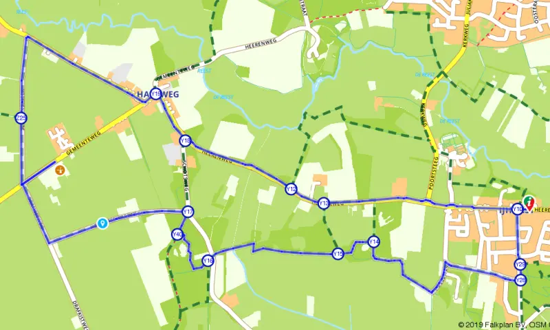Route in Overijssel