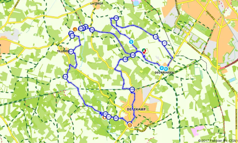 Route in Overijssel