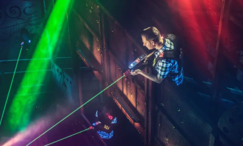 Lasergamen bij Taurus World of Adventure