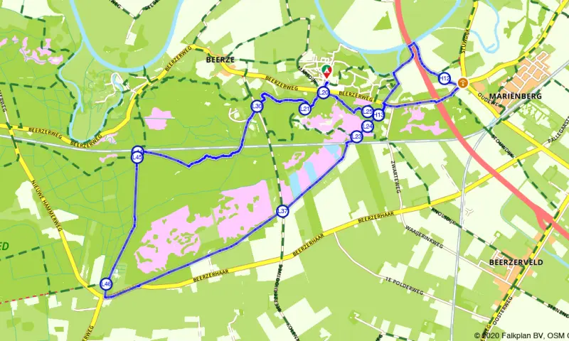Route in Overijssel