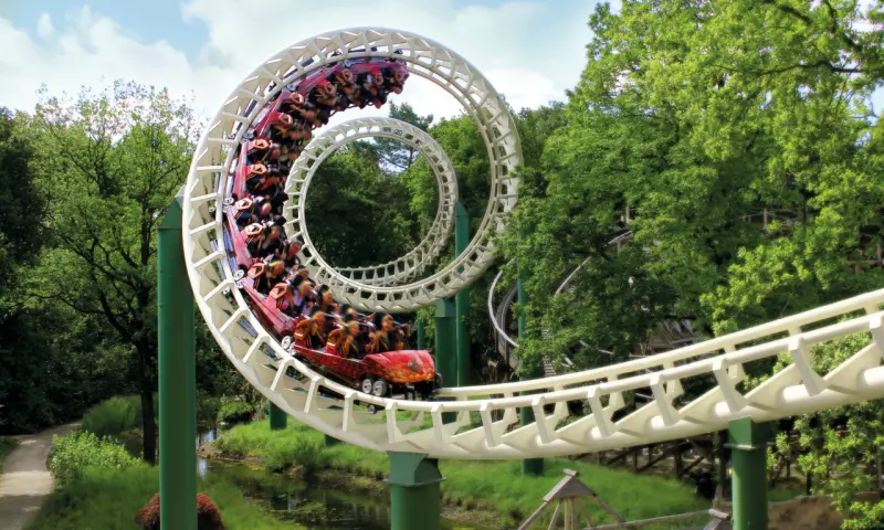 Achtbaan Python Efteling