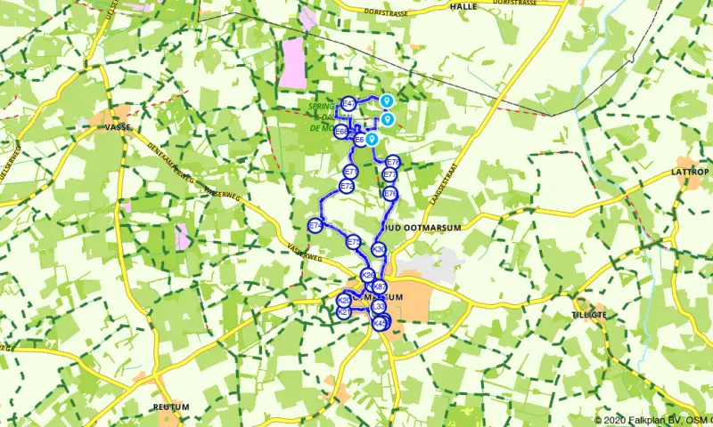 Route in Overijssel