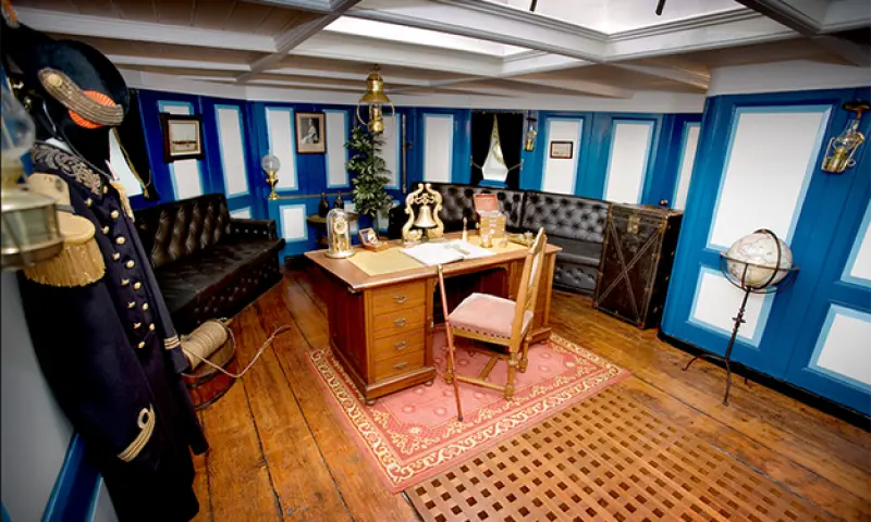 Binnenkant van het schip