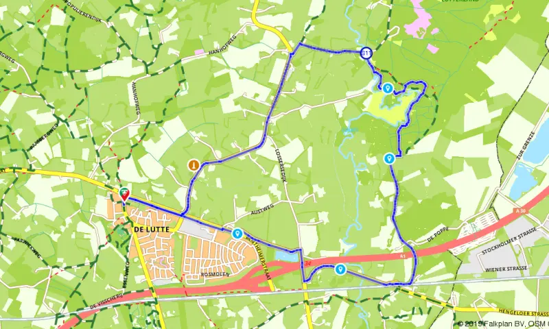 Route in Overijssel