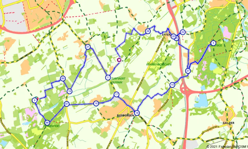 Route Noord-Brabant