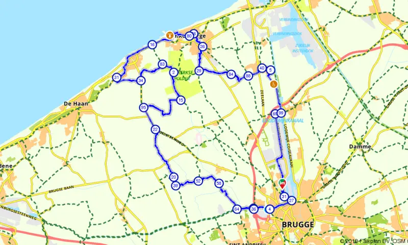 Route in het buitenland