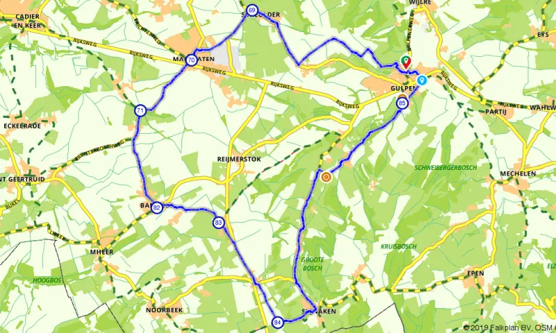 Route in Limburg