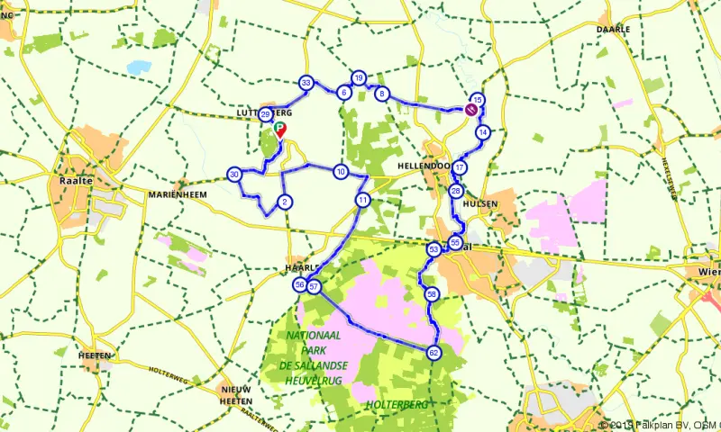 Route in Overijssel